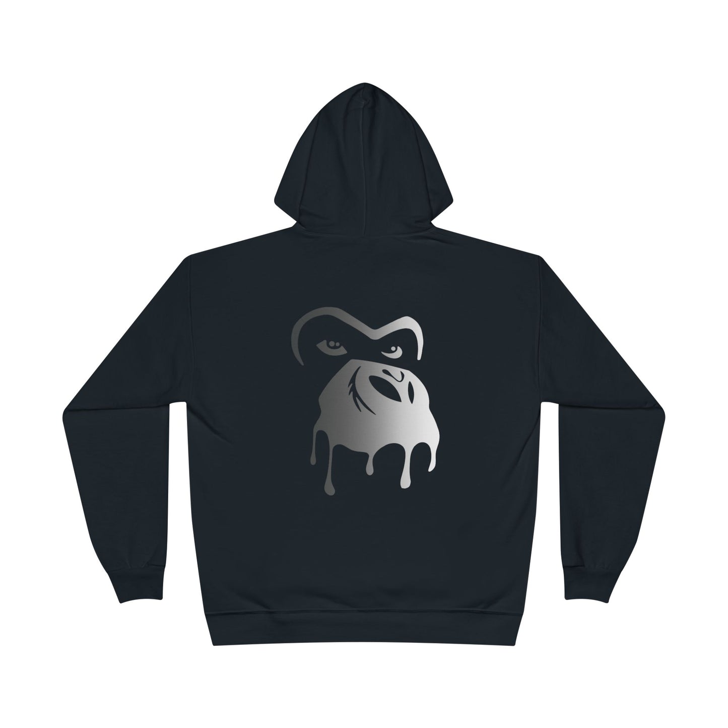MNK3YLABS Grey Gradient LOGO Hoodie.