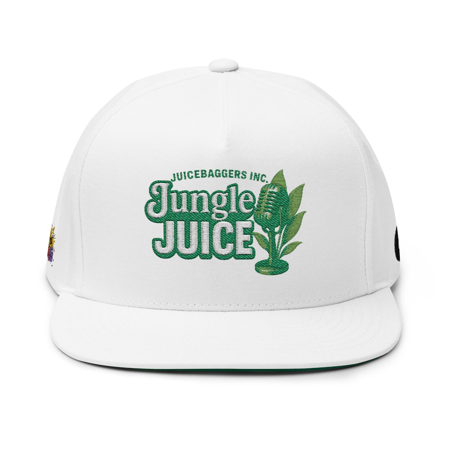 Jungle Juice Embroidered Flat Bill Cap