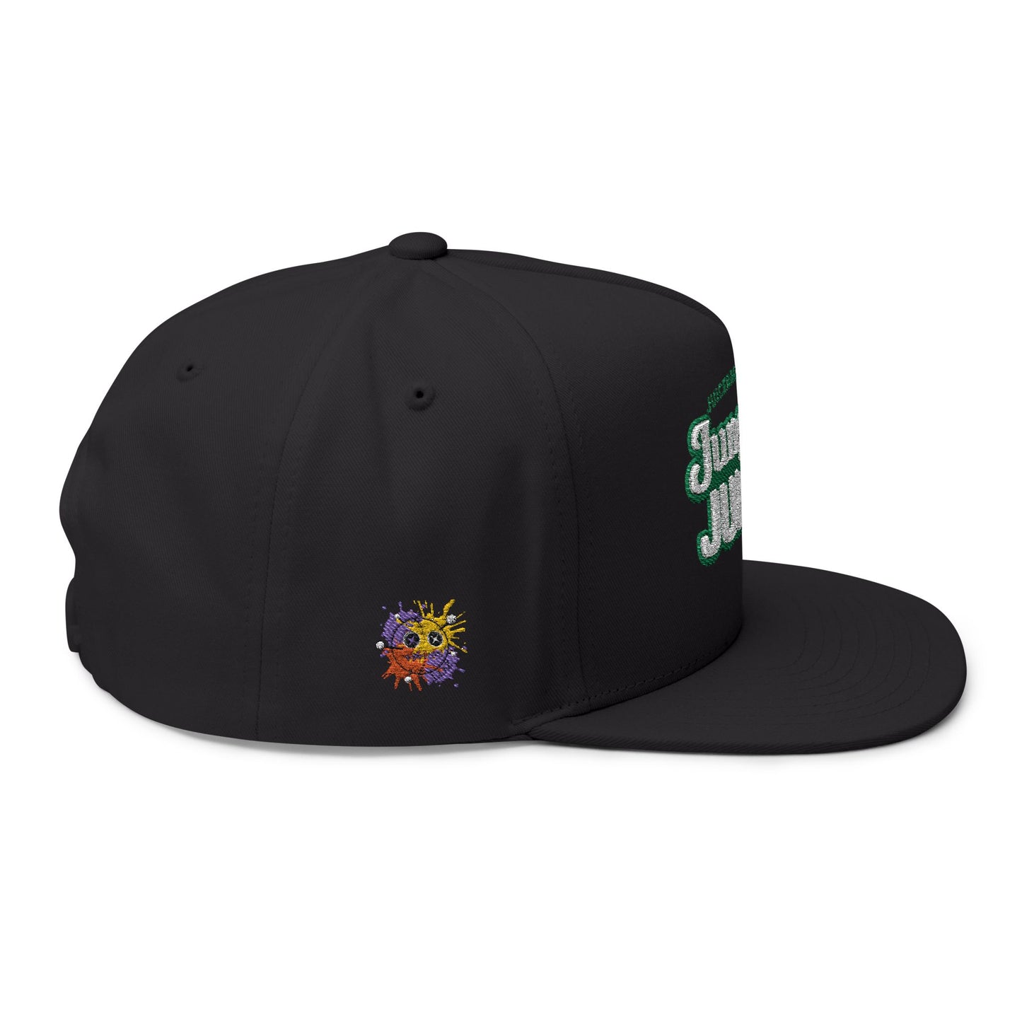 Jungle Juice Embroidered Flat Bill Cap