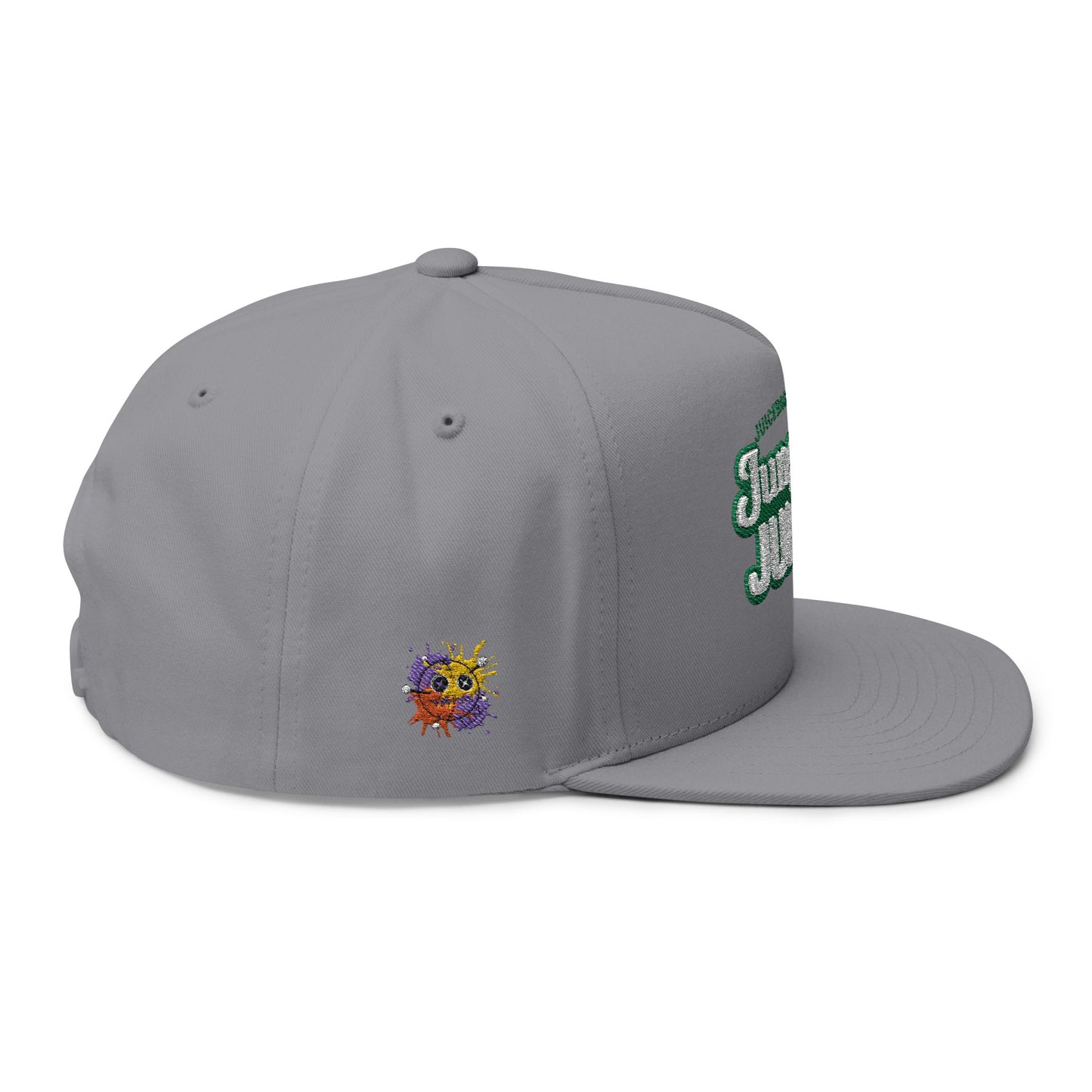 Jungle Juice Embroidered Flat Bill Cap