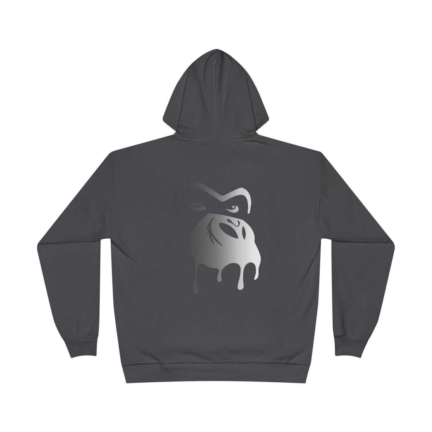 MNK3YLABS Grey Gradient LOGO Hoodie.