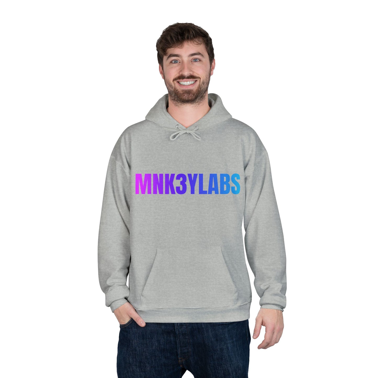 MNK3YLABS Colour Gradient / Logo Hoodie.