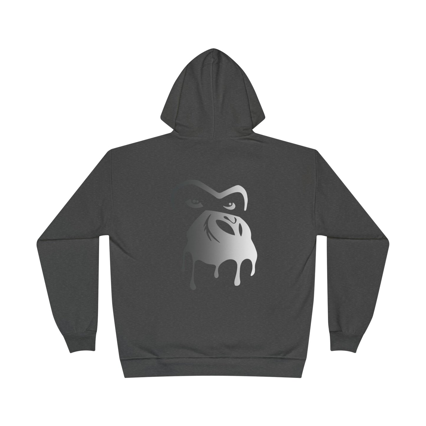 MNK3YLABS Grey Gradient LOGO Hoodie.