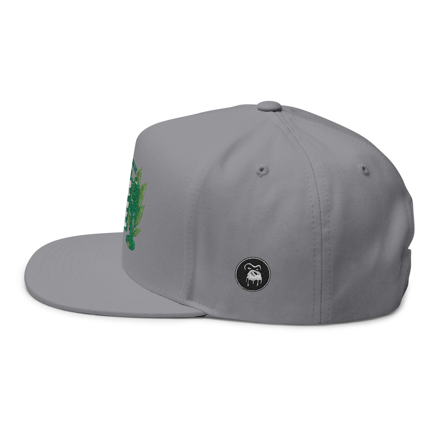 Jungle Juice Embroidered Flat Bill Cap