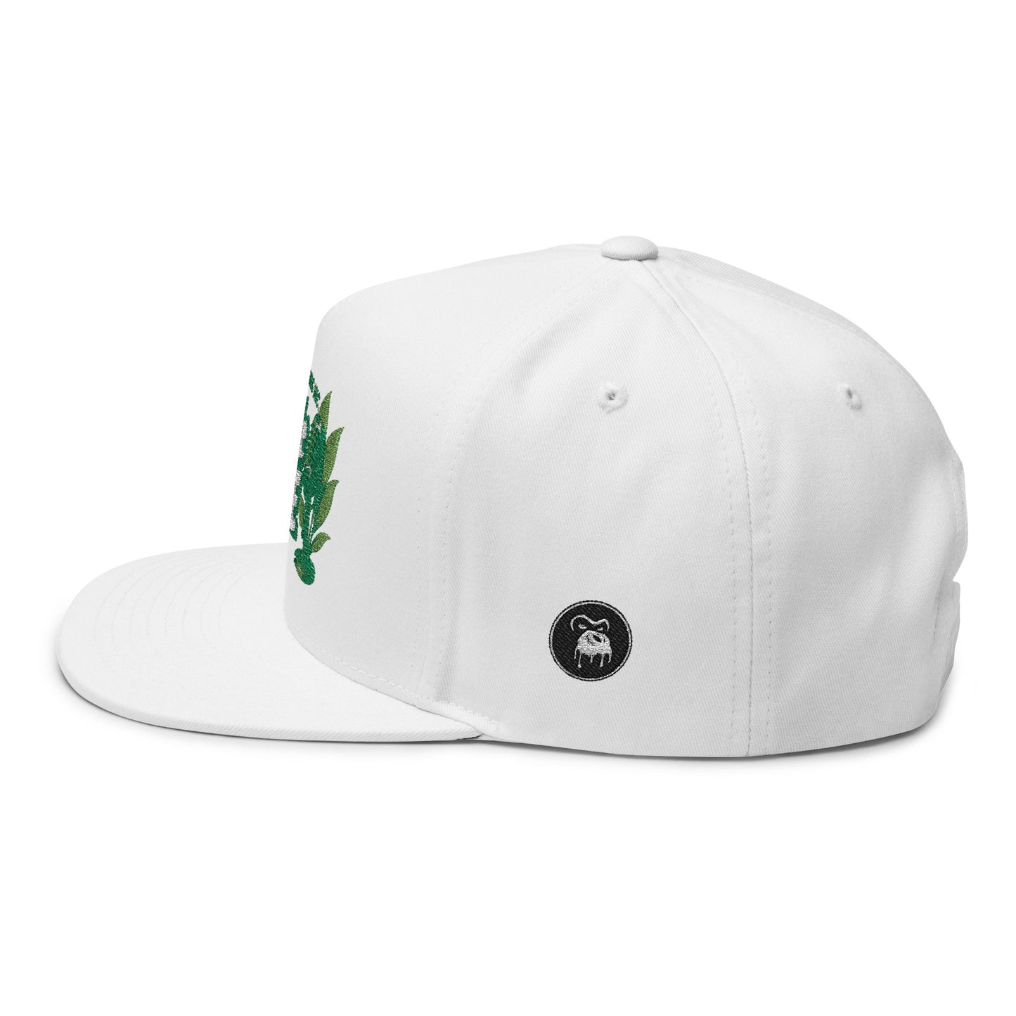 Jungle Juice Embroidered Flat Bill Cap