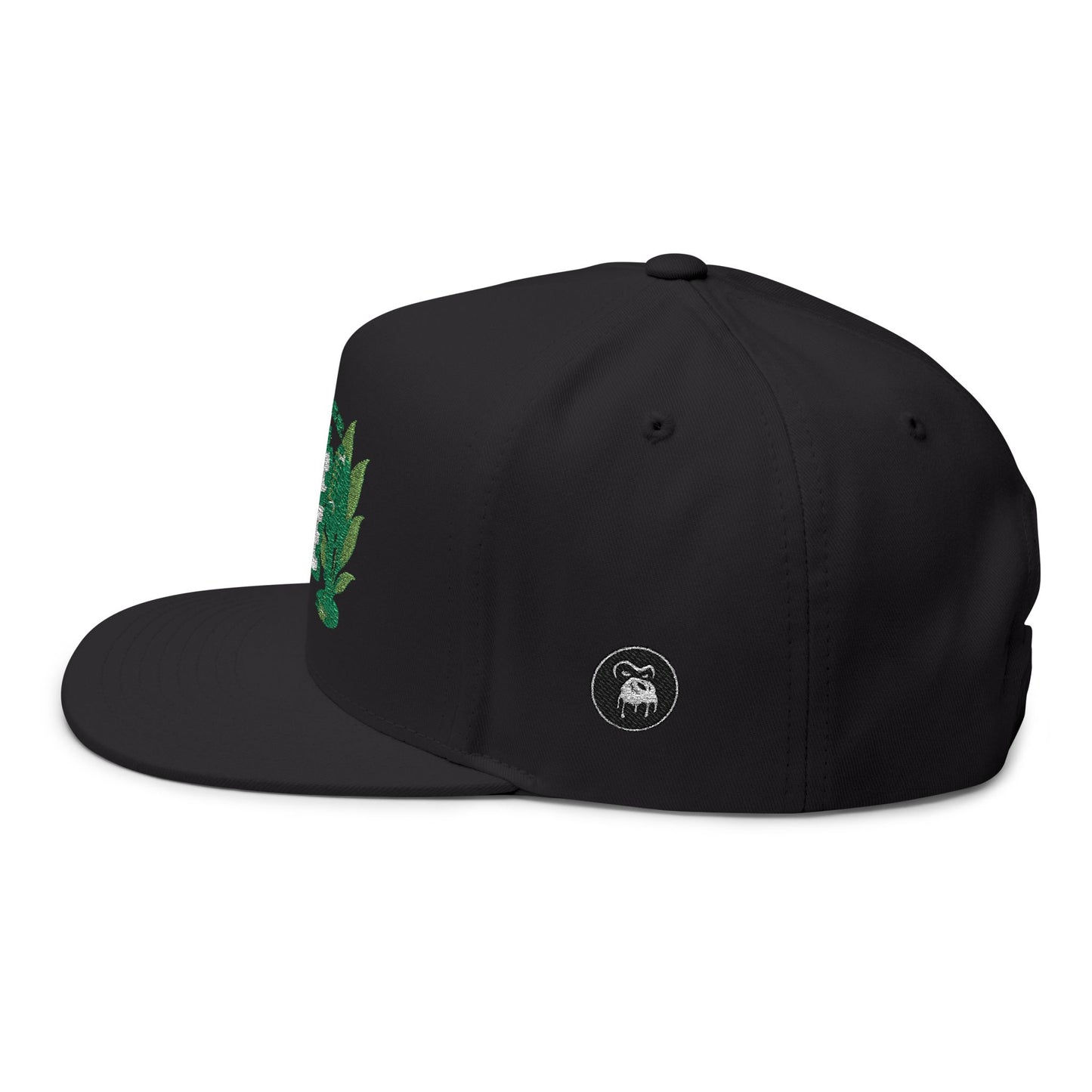 Jungle Juice Embroidered Flat Bill Cap