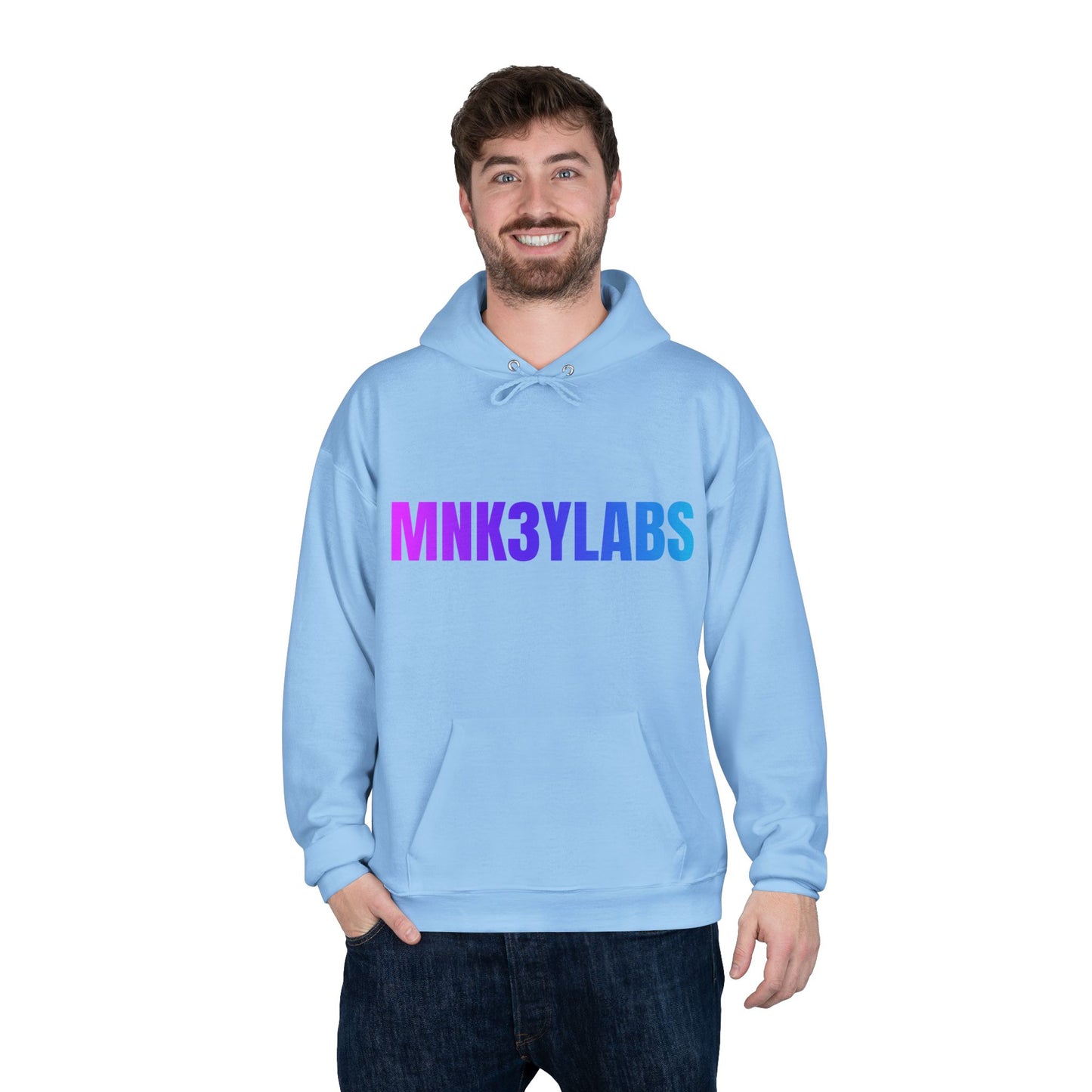 MNK3YLABS Colour Gradient / Logo Hoodie.
