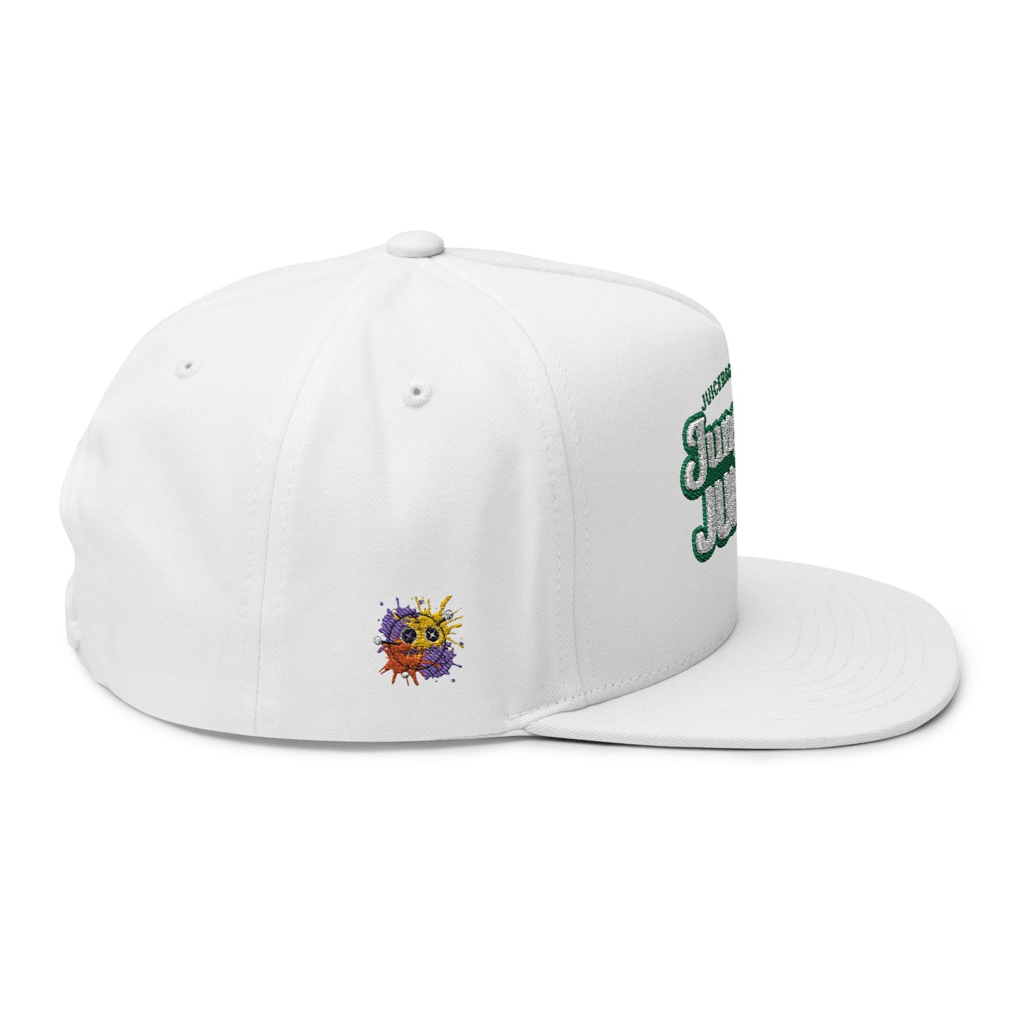 Jungle Juice Embroidered Flat Bill Cap