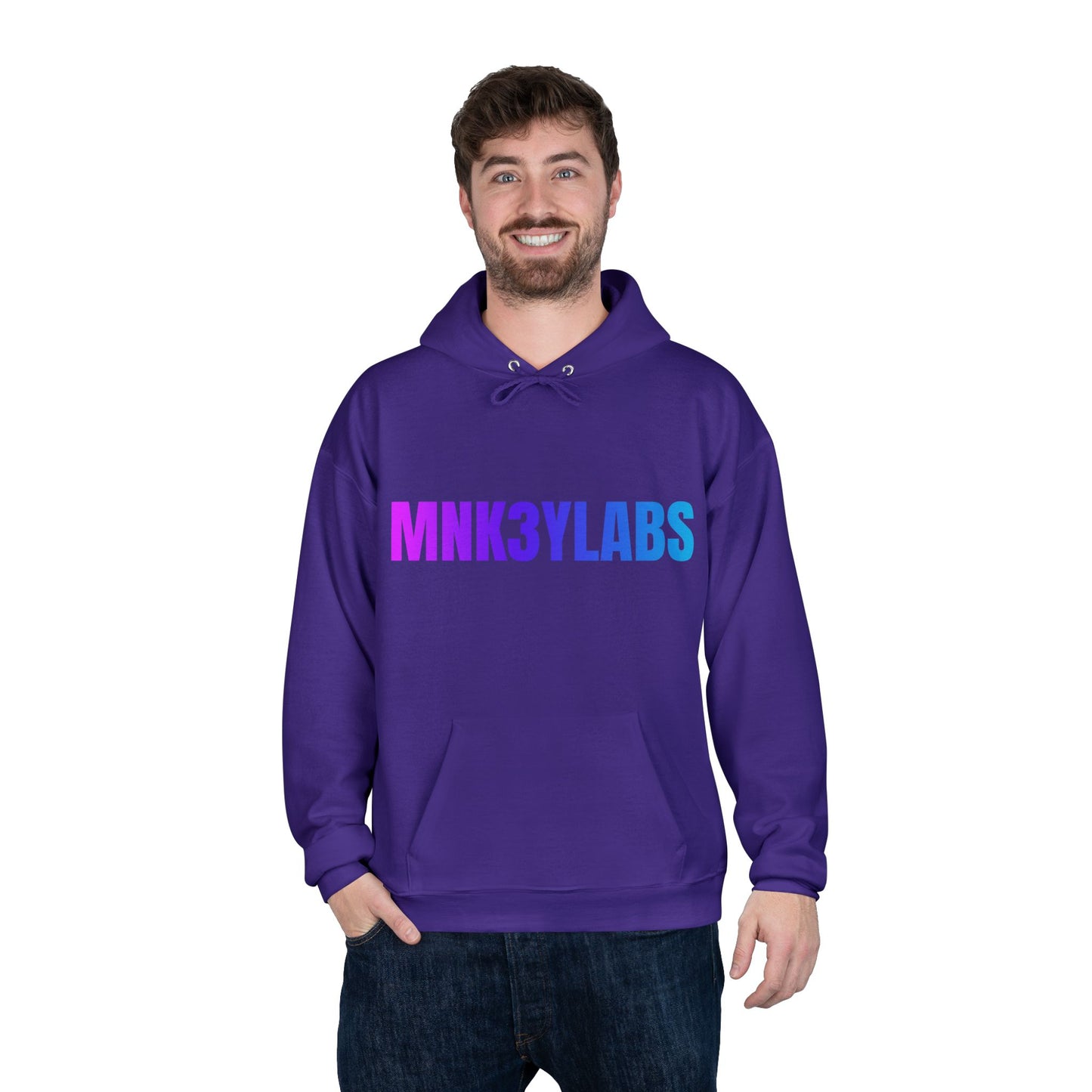 MNK3YLABS Colour Gradient / Logo Hoodie.