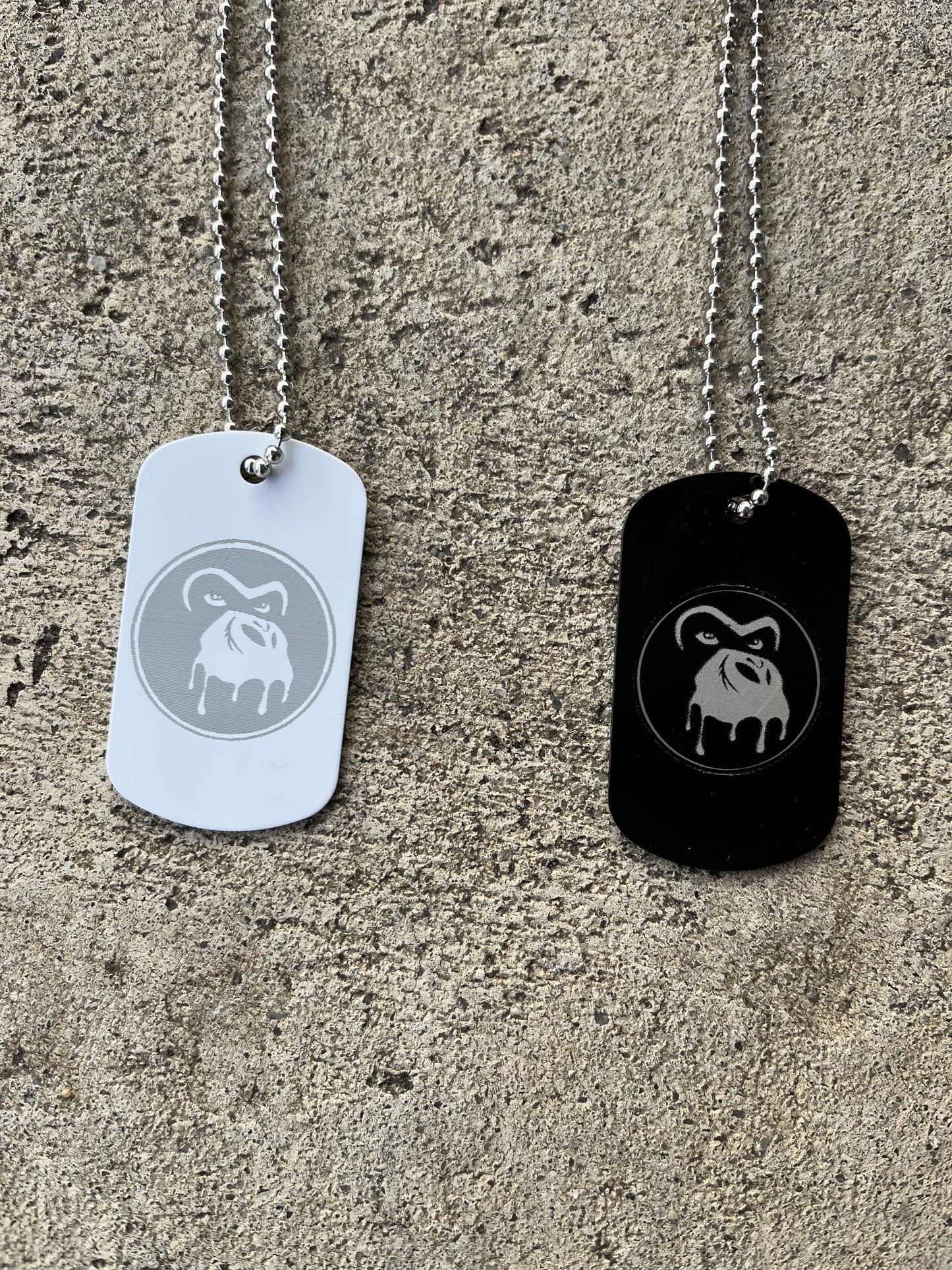 MNK3YS Laser Engraved Dog Tags